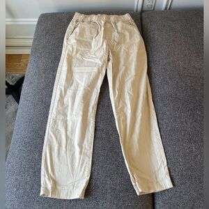Uniqlo cotton relaxed ankle pants